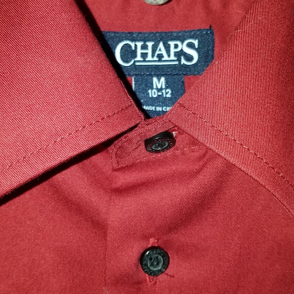 Chaps Red Button Down - Picture 3 of 4